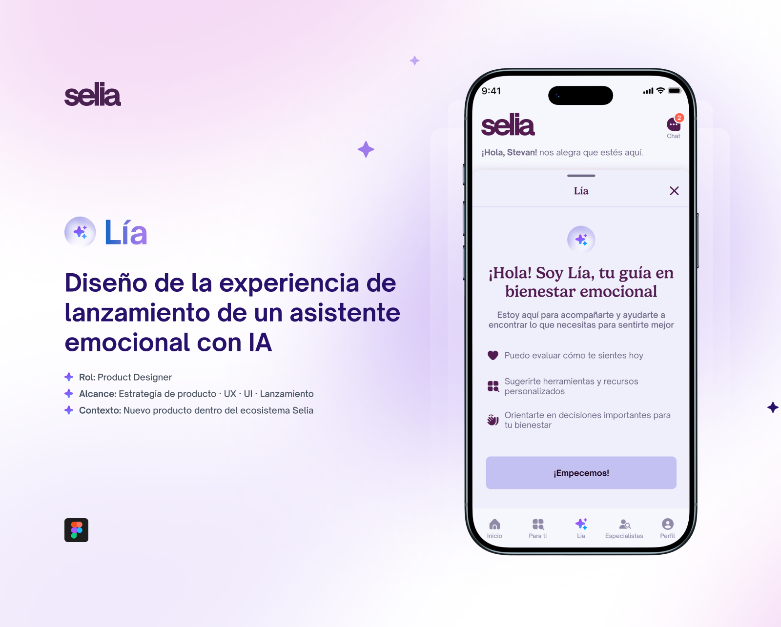 Selia — Lía, asistente emocional con IA